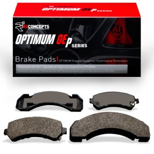 Chevrolet C3500 Brake Pads - Front + Rear - R1 Concepts - Optimum OE - `73-`12